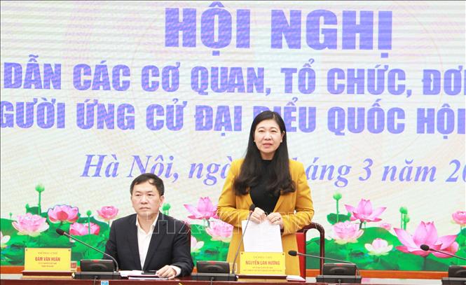 Hà Nội hướng dẫn các cơ quan giới thiệu người ứng cử đại biểu Quốc hội khóa XV