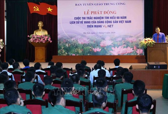 Trên 40.000 lượt người tham gia dự thi tìm hiểu 90 năm lịch sử vẻ vang của Đảng