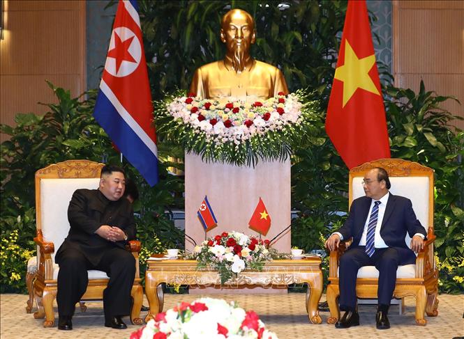 Thủ tướng Nguyễn Xuân Phúc hội kiến Chủ tịch Triều Tiên Kim Jong-un