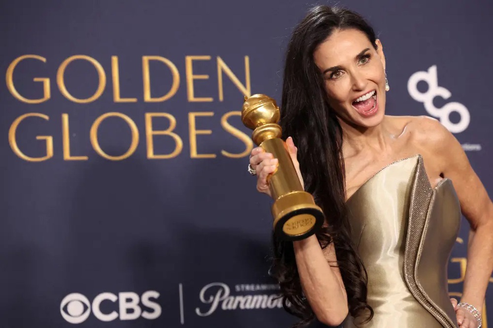 Bài phát biểu của Demi Moore tại Quả Cầu Vàng: Hé lộ mặt tối của Hollywood