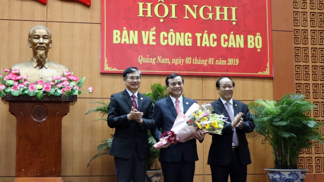 Ông Lê Văn Dũng được bầu làm Phó Bí thư Tỉnh ủy Quảng Nam nhiệm kỳ 2015 - 2020