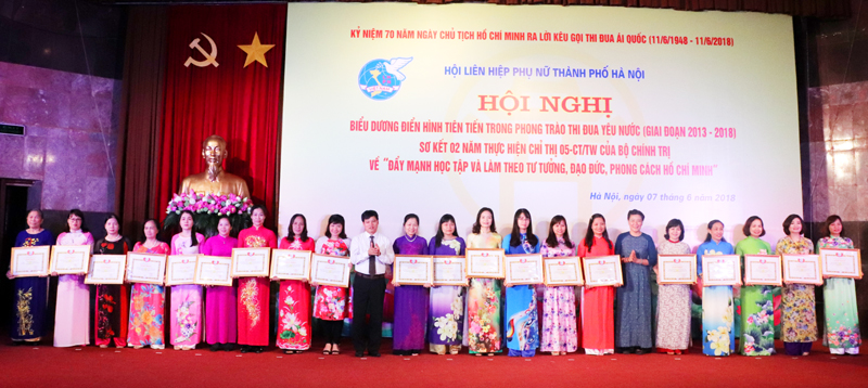 Hà Nội tôn vinh phụ nữ Thủ đô tài năng, sáng tạo năm 2018