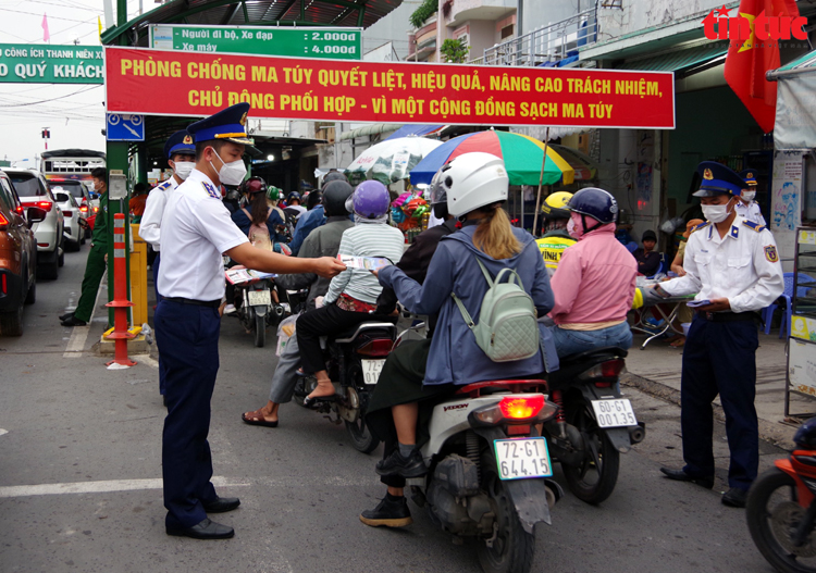 Đoàn trinh sát số 2 tăng cường công tác tuyên truyền tháng hành động phòng, chống ma túy