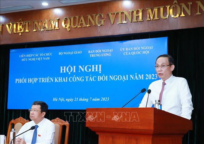 Tăng cường phối hợp triển khai công tác đối ngoại trong năm 2023