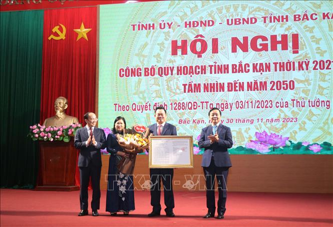 Phó Thủ tướng Trần Hồng Hà dự Hội nghị công bố quy hoạch tỉnh Bắc Kạn