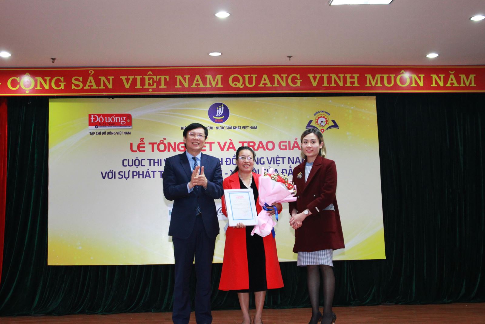 Trao giải Cuộc thi viết về ngành Đồ uống Việt Nam 