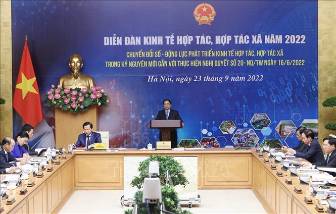 Thủ tướng Phạm Minh Chính chủ trì Diễn đàn Kinh tế hợp tác, hợp tác xã năm 2022