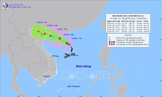 Chủ động ứng phó với bão số 2