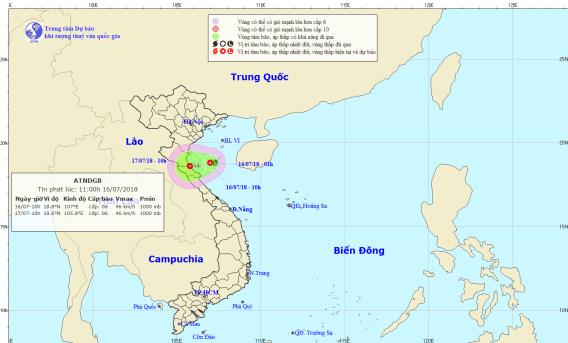 Áp thấp nhiệt đới liên tiếp xuất hiện trên Biển Đông