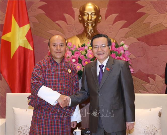 Phó Chủ tịch Quốc hội Phùng Quốc Hiển tiếp Tổng Kiểm toán Nhà nước Bhutan