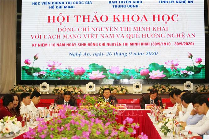 Hội thảo khoa học Đồng chí Nguyễn Thị Minh Khai với cách mạng Việt Nam