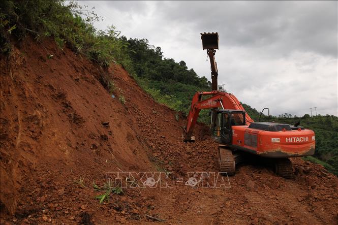 Lai Châu : Sớm thông tuyến giao thông cho vùng lũ Mường Tè