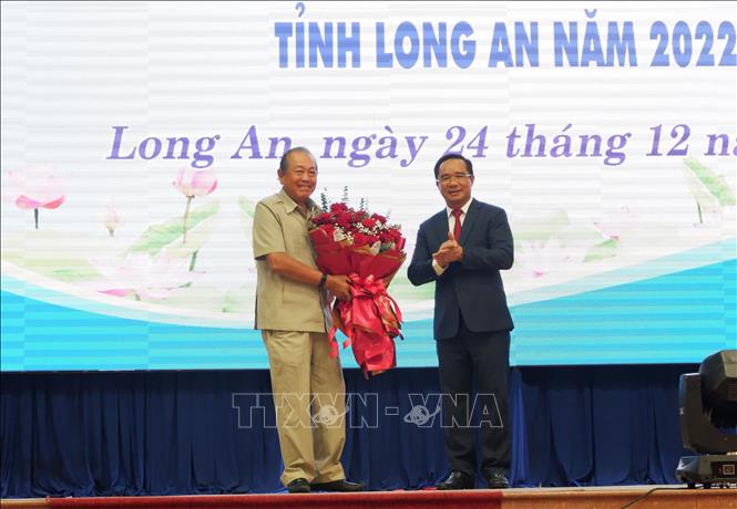 Long An tri ân các nhà tài trợ vì sự phát triển và an sinh xã hội năm 2022