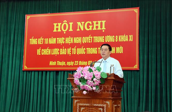 Ninh Thuận thực hiện tốt hơn nữa Chiến lược bảo vệ Tổ quốc trong tình hình mới