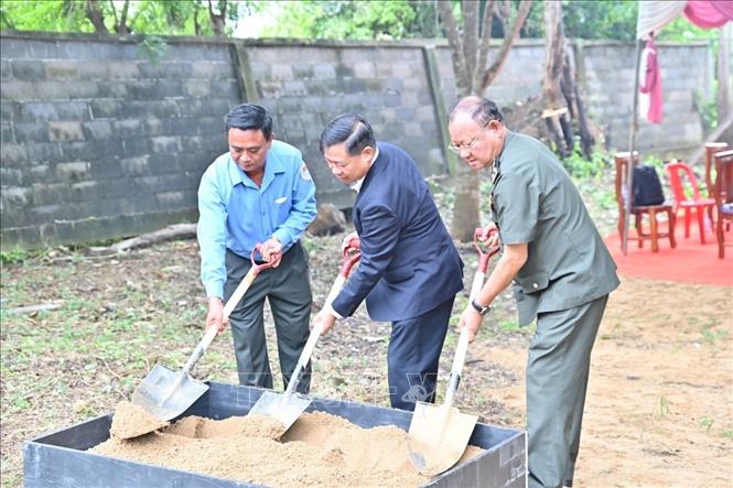 Khởi công xây dựng Nhà bảo quản hài cốt liệt sĩ quân tình nguyện Việt Nam