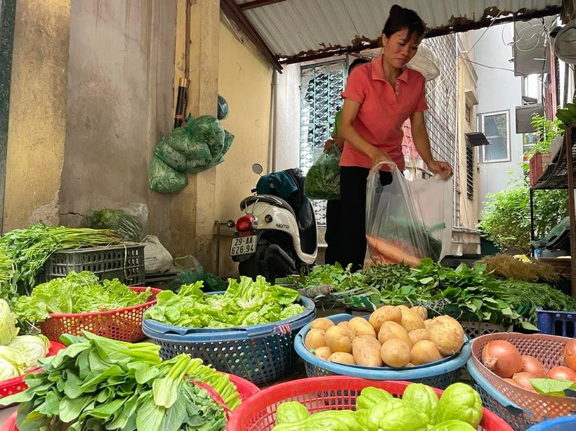 Hà Nội: Thời tiết thuận lợi, giá nhiều mặt hàng thực phẩm 'hạ nhiệt' | Vietnam+ (VietnamPlus)