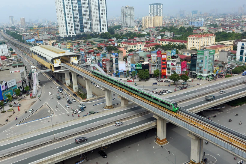 Đường sắt Cát Linh-Hà Đông sẽ chở khách miễn phí 15 ngày đầu khai thác | Vietnam+ (VietnamPlus)