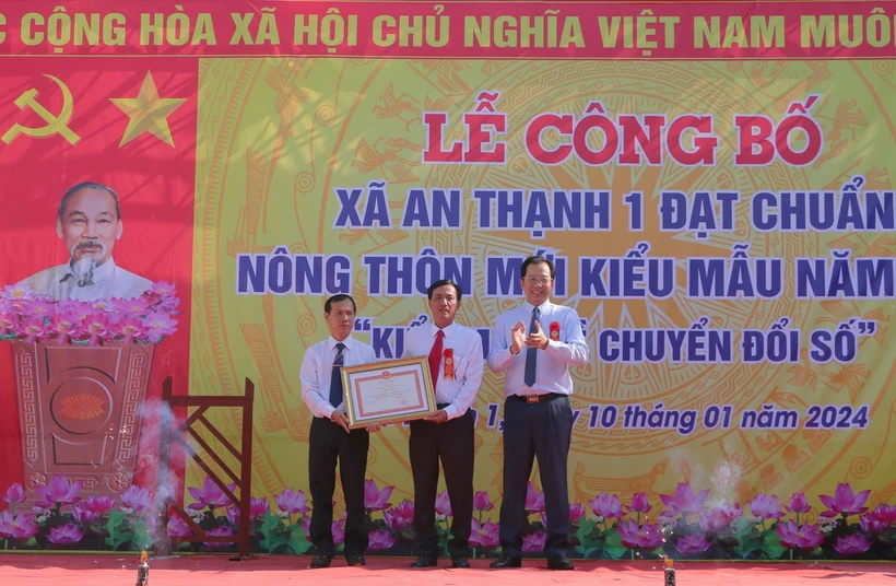 An Thạnh 1 - xã đầu tiên của Sóc Trăng đạt chuẩn nông thôn mới kiểu mẫu | Vietnam+ (VietnamPlus)