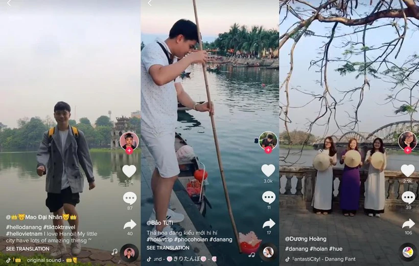 TikTok cùng quảng bá du lịch Việt Nam tại 90 quốc gia trên thế giới | Vietnam+ (VietnamPlus)