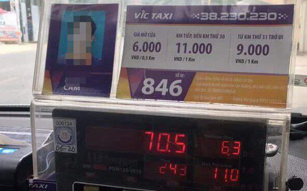 Hà Nội: Đi taxi 6,3km, du khách Nhật nghi bị tài xế hãng VIC chặt chém đến 700 ngàn