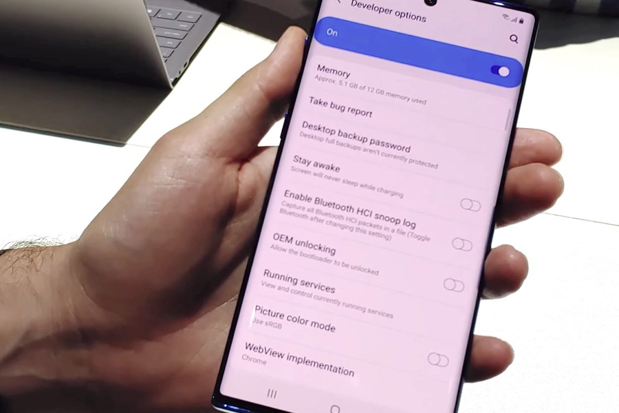 Cách bật tùy chọn nhà phát triển trên Galaxy Note 10, Note 10+