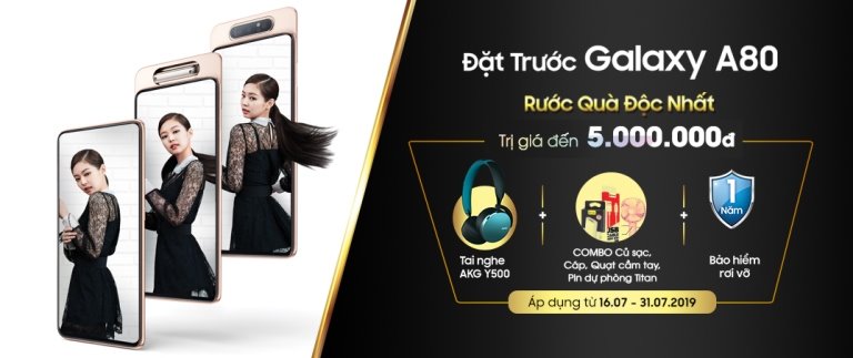 Cơ hội sở hữu Samsung A80 với giá hấp dẫn từ MobiFone