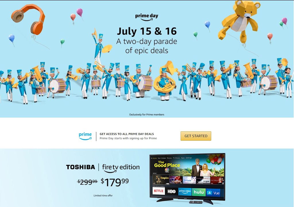 Ngày hội mua hàng giảm giá Amazon Prime Day 2019 kéo dài hai ngày