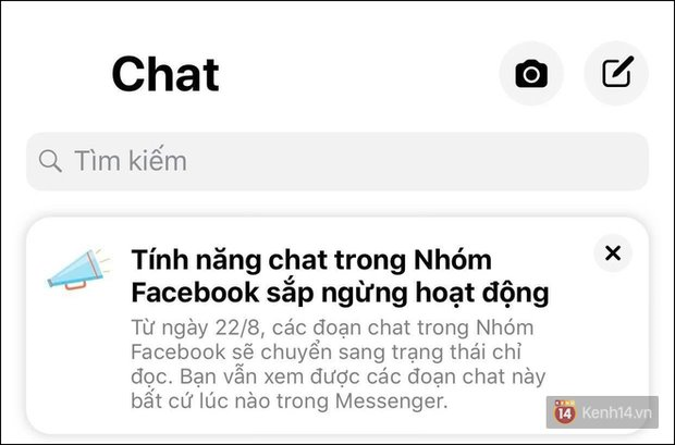 Tính năng chat trong Nhóm Facebook sắp ngừng hoạt động?