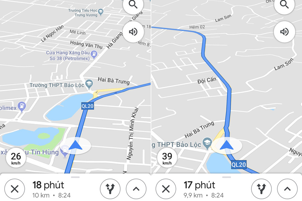 Cách theo dõi vận tốc di chuyển bằng Google Maps