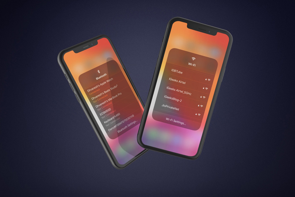 Cách kết nối Wi-Fi và Bluetooth trên iOS 13, không cần truy cập vào Settings