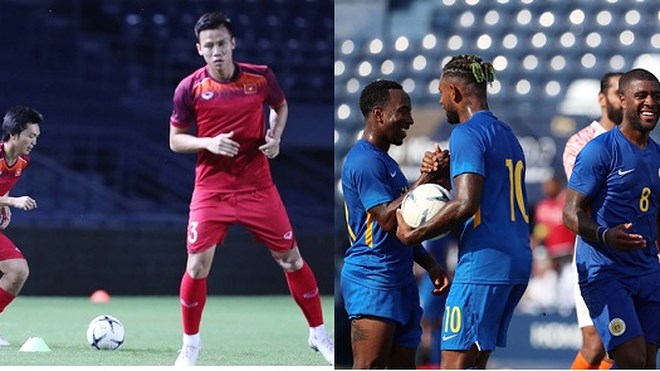 Hé lộ đội hình của 2 đội Việt Nam vs Curacao trước trận chung kết King's Cup 2019