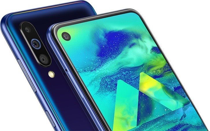 Samsung Galaxy M40 ra mắt: màn hình đục lỗ, 3 camera