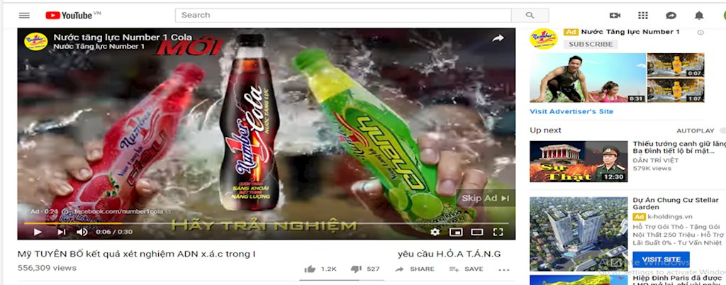 Quảng cáo của nhiều thương hiệu lớn xuất hiện trong clip có nội dung phản động trên YouTube