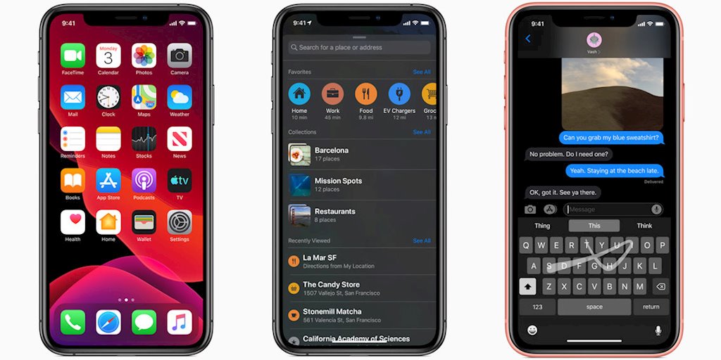 iPhone thay đổi gì khi dùng chế độ nền tối của iOS 13?