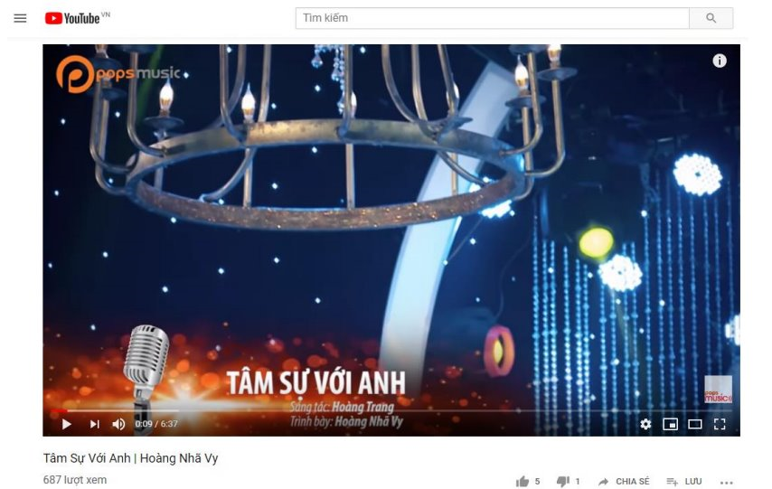 Truyền hình FPT và POPS tranh chấp bản quyền phân phối video ca nhạc “Tâm sự với anh”