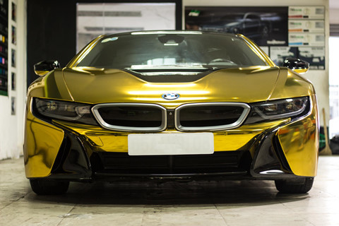 Ngắm BMW i8 'mạ vàng' của dân chơi Sài Gòn